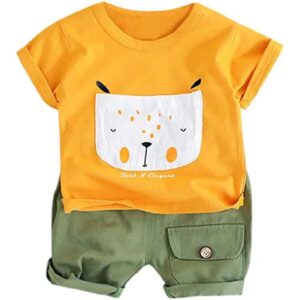 Unisex-Child Cotton T-Shirt And Shorts Clothing Set