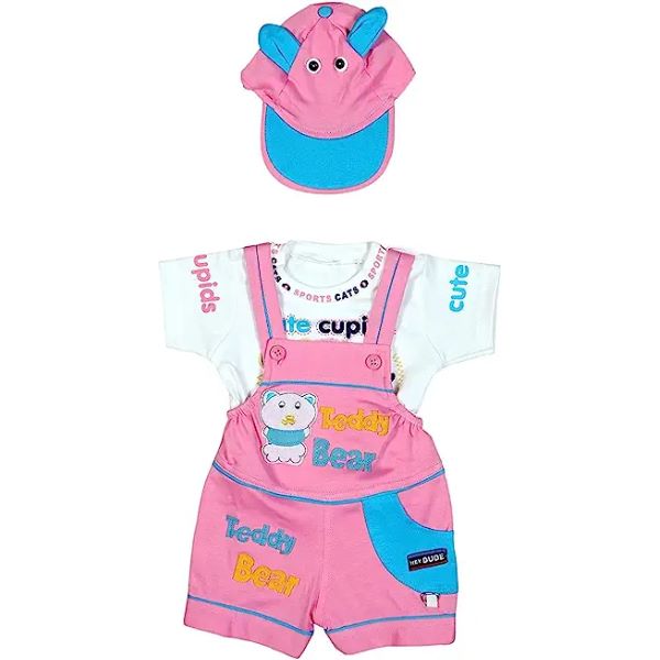 Baby Boy’s And Baby Girl’s Dungree Set
