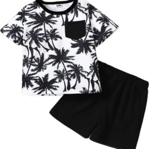 Printed Kids Clothing Sets baby boy dress baby girl dress