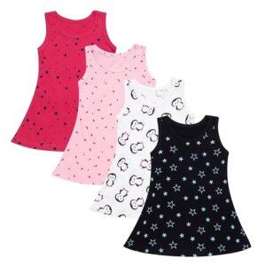 Baby Girl's Midi Dress (Pack of 4)