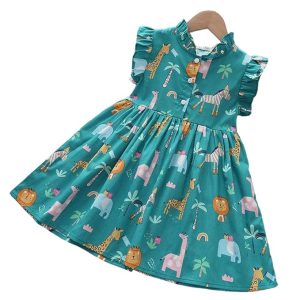 Fit and Flare Knee-Length Frock