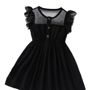 Polyester Fit and Flare Midi Dress