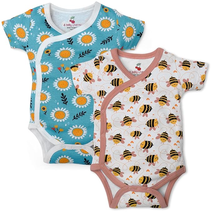 Baby Rompers Side Snaps